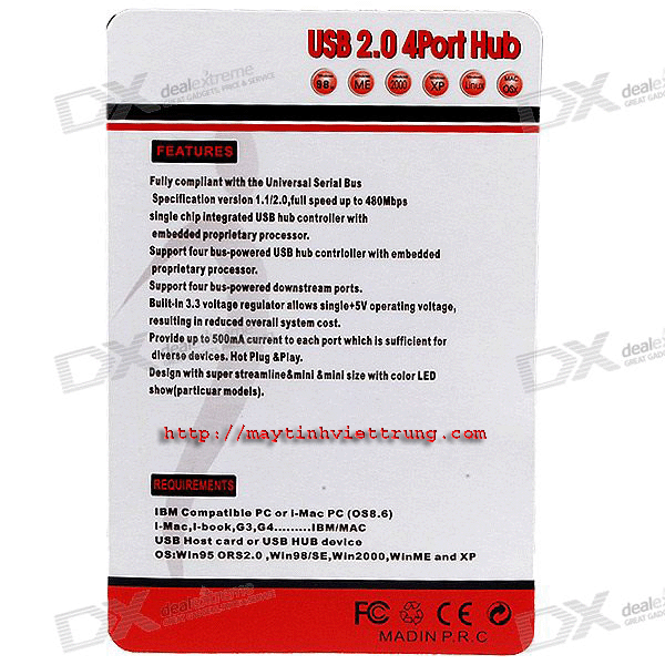 Hub 4 port USB 2.0