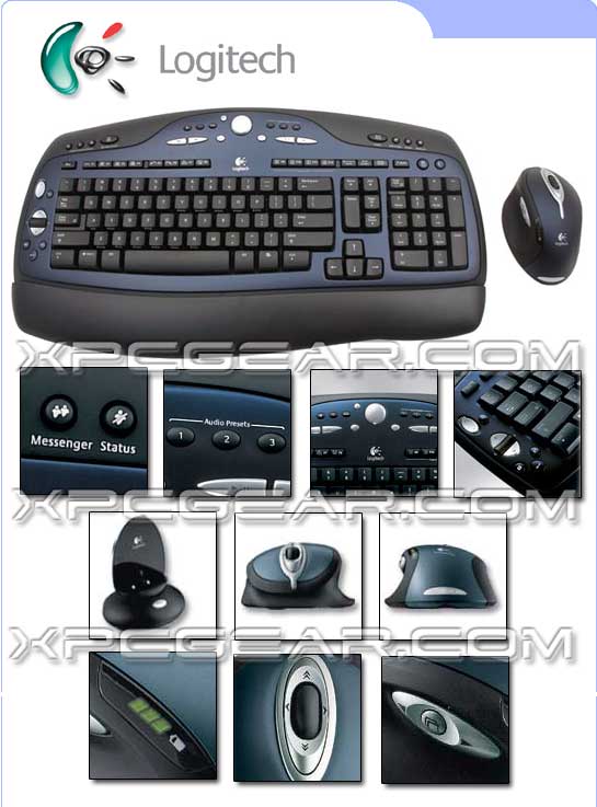 Bộ bàn phím chuột không dây Logitech MX 3100