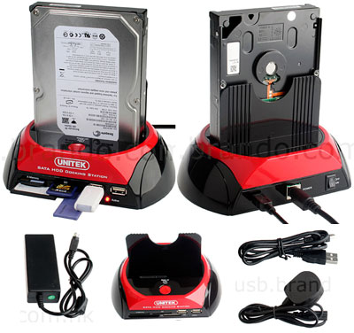 HDD Docking Box Esata, Docking hdd, docking unitek, hop dung o cung docking