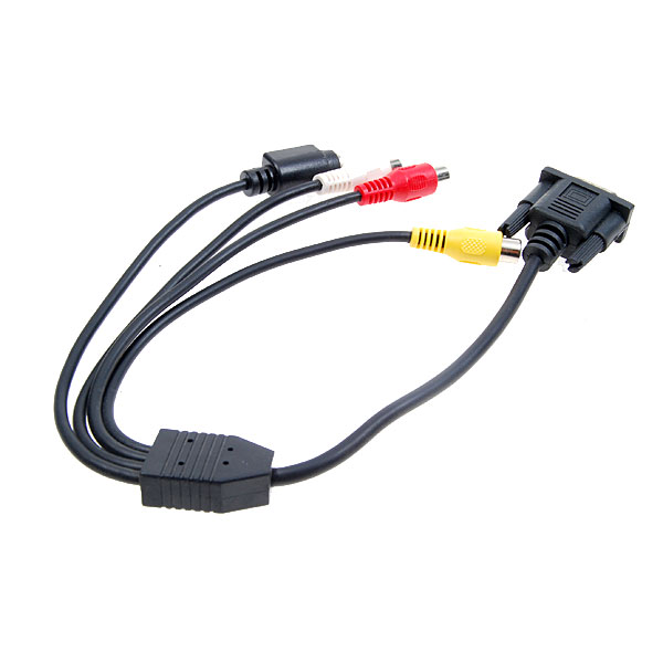 Cáp chuyển VGA to Svideo +Composite RCA F Cable