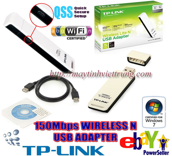 USB WIFI TP LINK TL WN721N 150Mbps