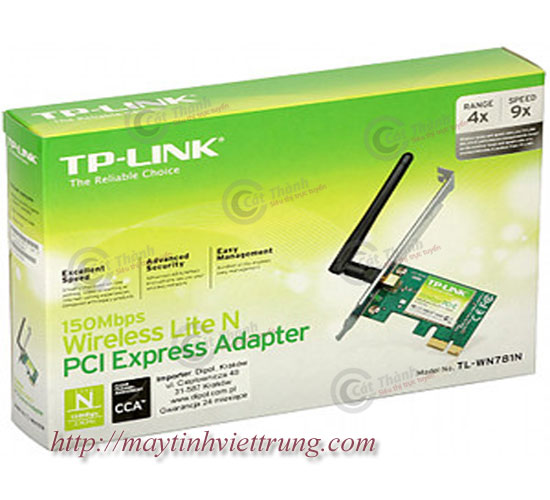 Bộ chuyển đổi không dây PCI Express tốc độ 150Mbps Tp Link TL-WN781ND