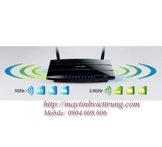 Bộ phát wifi băng tần kép N600 TP-LINK TL-WDR3600
