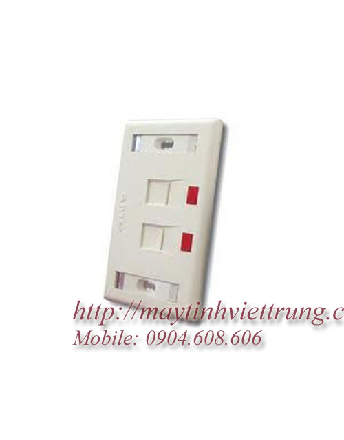 Bộ đôi wall plate hĩnh chữ nhật