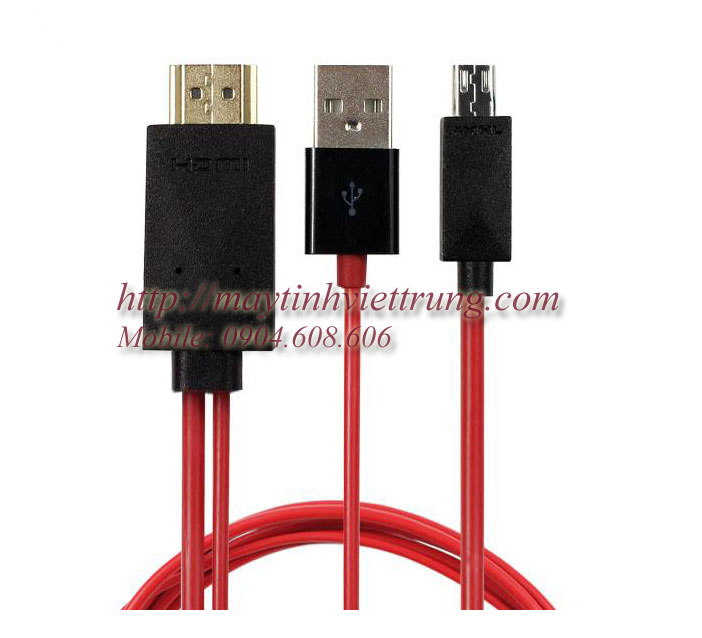 Cáp Micro USB sang HDMI cho Samsung Galaxy S3-S4