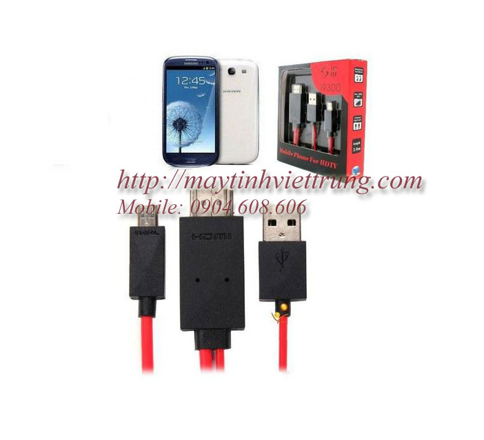Cáp Micro USB sang HDMI cho Samsung Galaxy S3-S4