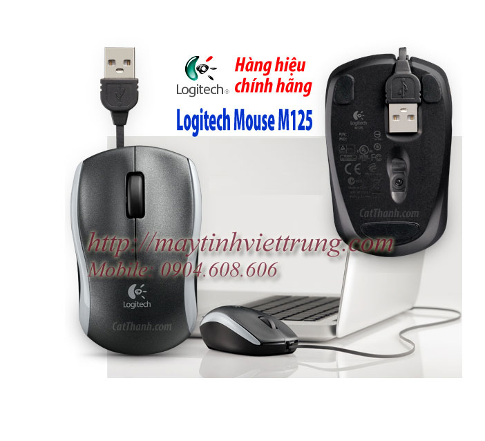 Chuột dây rút Logitech M125