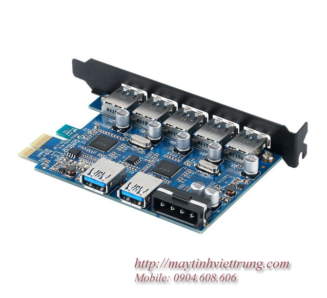 Card PCI Express ra 7 cổng USB 3.0 Orico PVU3-5O2U