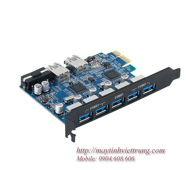 Card PCI Express ra 7 cổng USB 3.0 Orico PVU3-5O2U