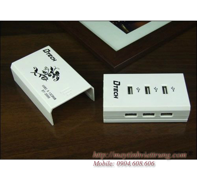 Hub usb 13 cổng DTECH DT3000 (Hub usb 13 port) hỗ trợ nguồn ngoài