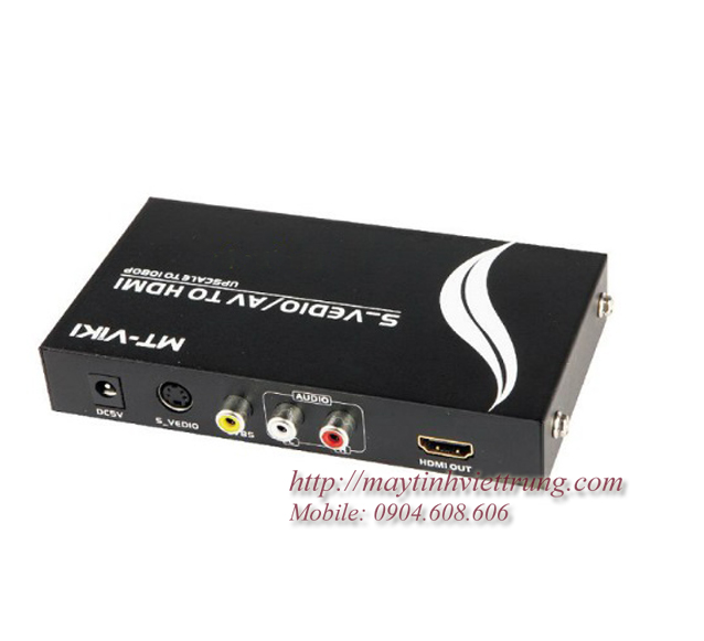 Bộ chuyển đổi SVideo và AV sang HDMI VIKI MT-ASH01