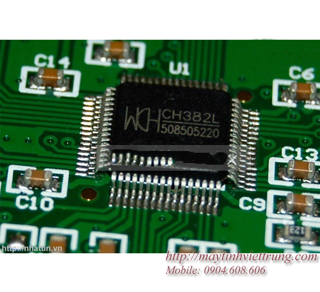 Card PCI-E to Com cho case PC Slim máy tính nằm ngang