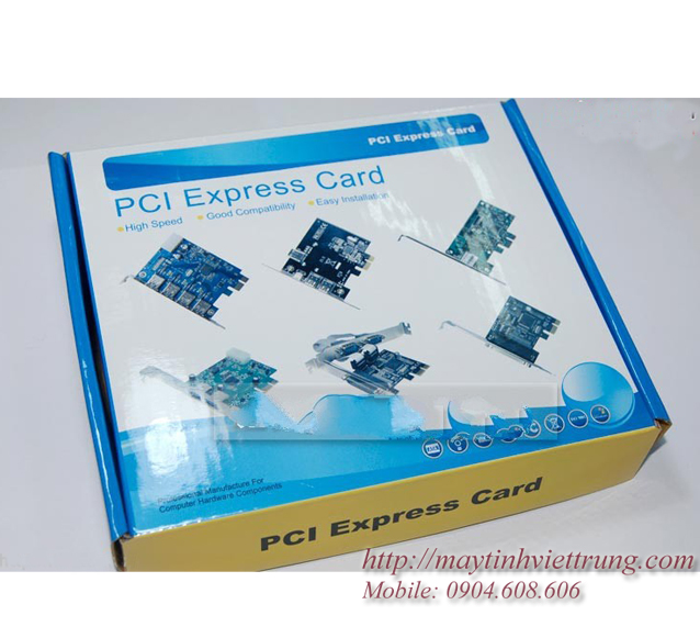 Card PCI-E to Com cho case PC Slim máy tính nằm ngang