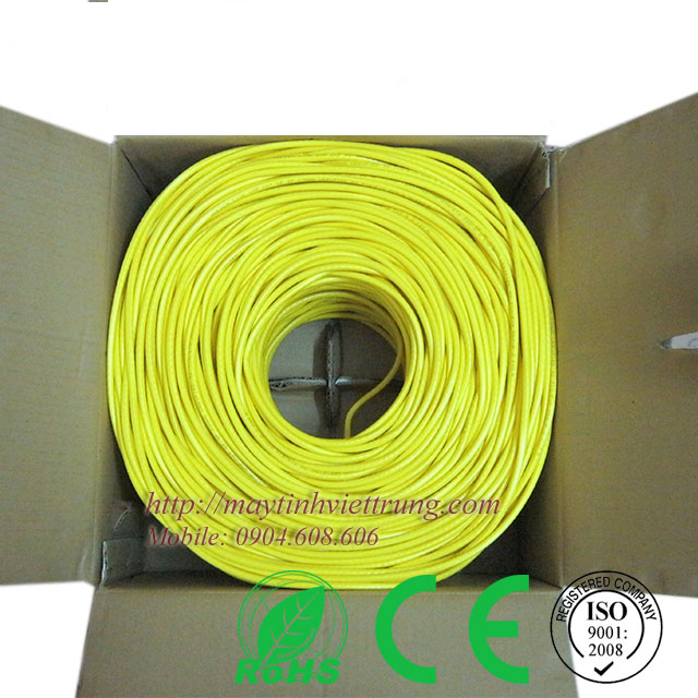 Dây cáp mạng Golden Link UTP CAT6 Vàng