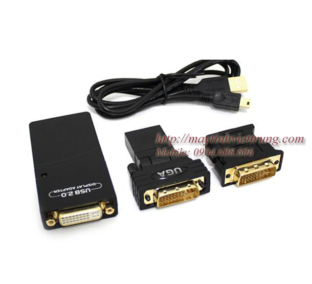 USB Ra DVI,VGA,HDMI( USB 2.0 UGA đa Display Adapter )