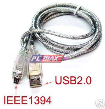 Cáp chuyển USB sang 1394, USB to 1394, chuyen usb sang 1394, USB 1394