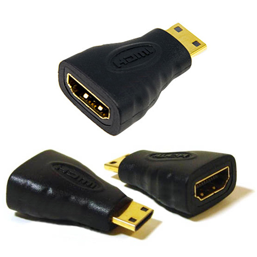 DAU CHUYEN DOI HDMI SANG MINI DHMI, MINI-HDMI TO HDMI FEMALE ADAPTER, HDMI-HDMI 1.3