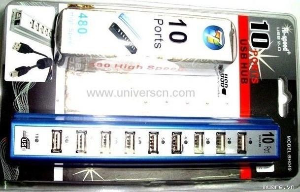 HUB USB 10 PORTS, HUB USB 10 CỔNG, BỘ CHIA USB 1 RA 10 CỔNG, HUB USB 2.0