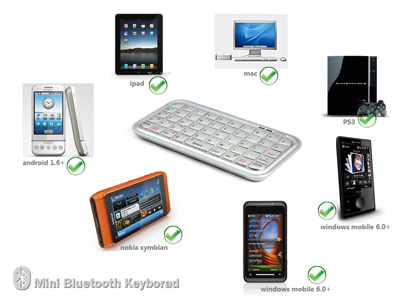 BAN PHIM BLUETOOTH MINI, BAN PHIM BLUETOOTH CHO LAPTOP, BAN PHIM KHONG DAY BLUETOOTH