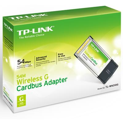 WIRELESS CARDBUS ADAPTER TL-WN310G 54 MBPS,  ADAPTER TL-WN310G