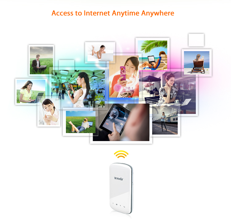 Bộ phát wifi 3G Portable Tenda N150 3G186  Thông số kỹ thuật Bộ phát wifi 3G Portable Tenda N150 3G186  Tenda Travel N150 Wireless Router là thiết bị kết hợp giữa 1 bộ thu tín hiệu 3G kiêm phát sóng wifi giúp người dùng co thể tiết kiệm chi phí và kích cỡ gọn nhẹ dễ dàng mang đi công tác hoặc du lịch. Chuẩn Wifi lên đến 150Mbps mạnh mẽ.      Hoạt động trên các mạng WCDMA / HSDPA / HSPA     Lên đến 7.2Mbps tải xuống và tải lên 5.76Mbps     802.11n tuân thủ, WLAN tốc độ lên đến 150Mbps     Battery hỗ trợ cho di động tăng lên     Internet thông minh tự động ngắt kết nối dựa trên ngưỡng lưu lượng truy cập / thời gian định trước để tiết kiệm hóa đơn của bạn  Bằng cách kết nối một thẻ SIM di động 3G Router, một kết nối Internet có thể được truy cập và chia sẻ theo nhóm của bạn hầu như bất cứ nơi nào trong một mạng lưới băng thông rộng không dây. Các router 3G di động nhất tiêu chuẩn đi kèm với một pin Li-ion đảm bảo giờ truy cập Internet không bị gián đoạn khi bạn đang trên đường hoặc gặp phải một mất điện nguồn. Các đơn vị có Internet tự động ngắt kết nối chức năng tự động ngắt kết nối từ Internet dựa trên lưu lượng truy cập tuỳ chỉnh của bạn hoặc ngưỡng thời gian. Vì vậy, bạn không cần phải lo lắng rằng các hóa đơn dịch vụ Internet của bạn có thể phá vỡ ngân sách của bạn.  BO PHAT WIFI 3G PORTABLE TENDA TRAVEL N150 3G186, BO PHAT WIFI KIEM 3G TENDA  3G186, 3G ROUTER WIFI TENDA 3G186