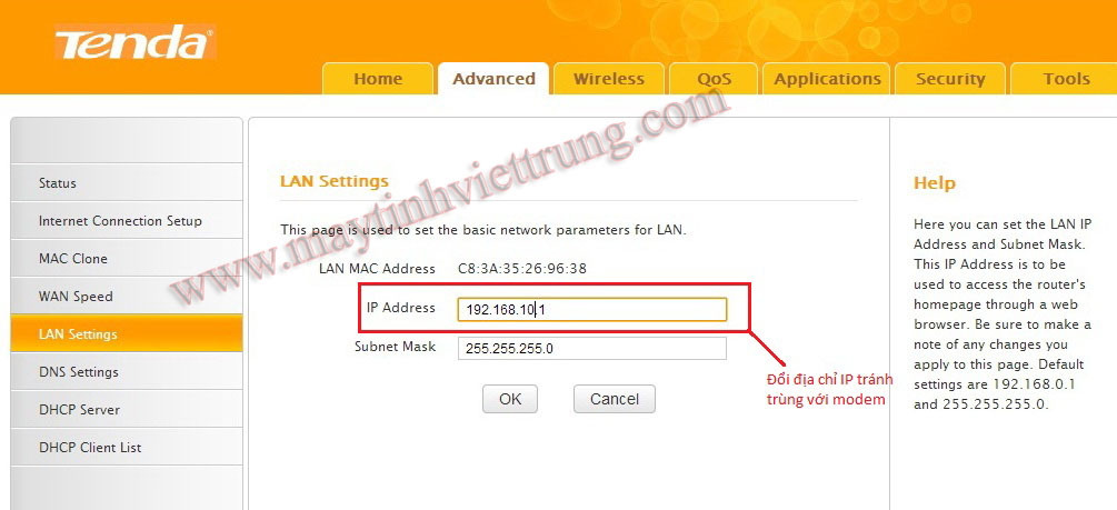CAI DAT BO PHAT WIFI TENDA W311R BAN FIRMWARE MOI NHAT 