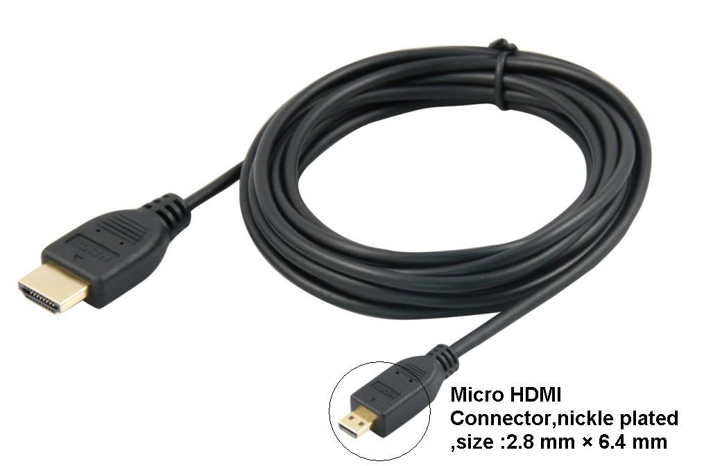 CAP CHUYEN DOI HDMI 1.5 SANG MICRO HDMI, CAP HDMI TO MICRO HDMI, CABLE HDMI TO MICRO HDMI