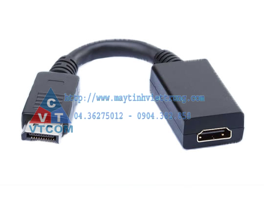 CAP CHUYEN DOI DISPLAYPORT TO HDMI, CAP CHUYEN DISPLAY-PORT SANG HDMI GIA RE