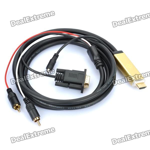 CAP CHUYEN HDMI TO VGA  AUDIO HZQ, BAN CAP CHUYEN DOI HDMI RA VGA TACH AUDIO, CAP CHUYEN HDMI TO VGA XIN 