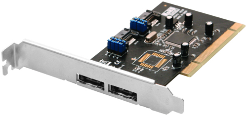 CARD CHUYEN DOI PCI TO 2 ESATA, CARD PCI TO ESATA, CARD MO RONG PCI TO 2 PORT ESATA, BAN CARD PCI TO ESATA