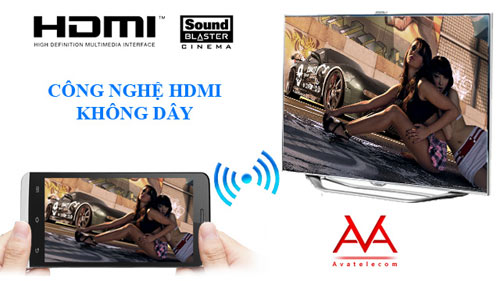 BO CHUYEN DOI TIN HIEU HDMI KHONG DAY, CHUYEN DOI HDMI KHONG DAY DIEN THOAI, WIRELESS HDMI