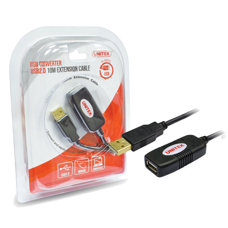 DAY NOI DAI USB 10 MET  UNITEK Y-260, DAY NOI DAI UNITEK 10M, BAN DAY NOI DAI USB 10M