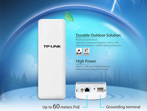 DIEM TRUY CAP KHONG DAY NGOAI TROI TL-WA7510N, TP-LINK TL-WA7510N