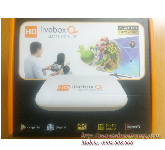 ADROID SMART TV-BOX LIVEBOX Q, ADROID TV LIVEBOX Q, SMART TV-BOX