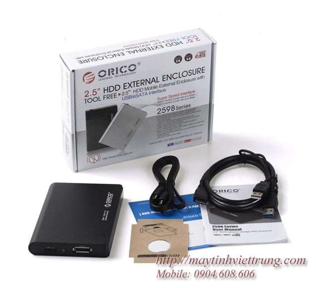 HDD BOX SATA 2.5 USB 3.0 ESATA ORICO 2598SUS3, HDD BOX 2.5 USB 3.0 ESATA ORICO 