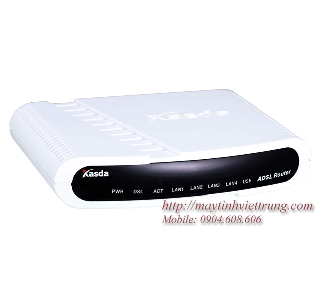 MODEM 4 CONG ADSL KASDA KD318MUI, MODEM 4 PORT ADSL2+ GIA RE KASDA KD318MUI